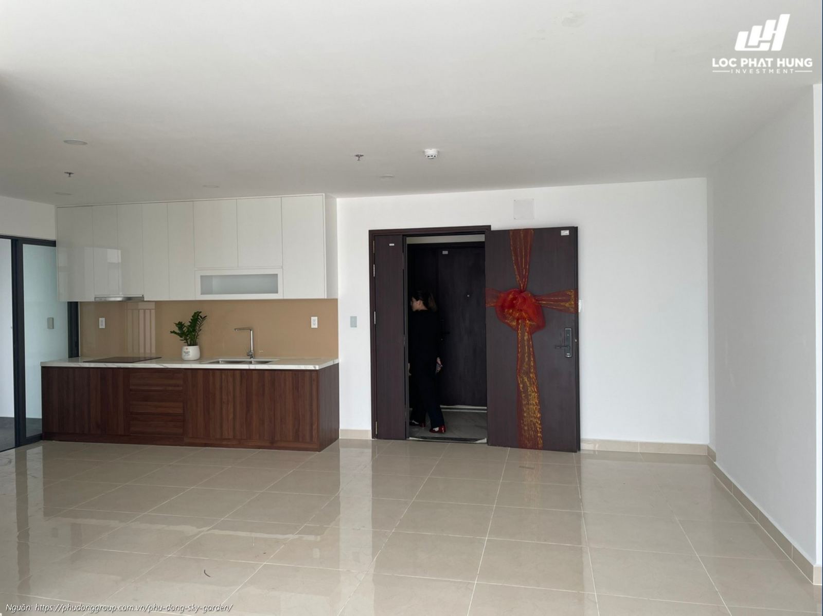 Ảnh thực tế tầng 1 căn hộ Duplex (Sky Pentstudio) dự án Phú Đông Sky Garden