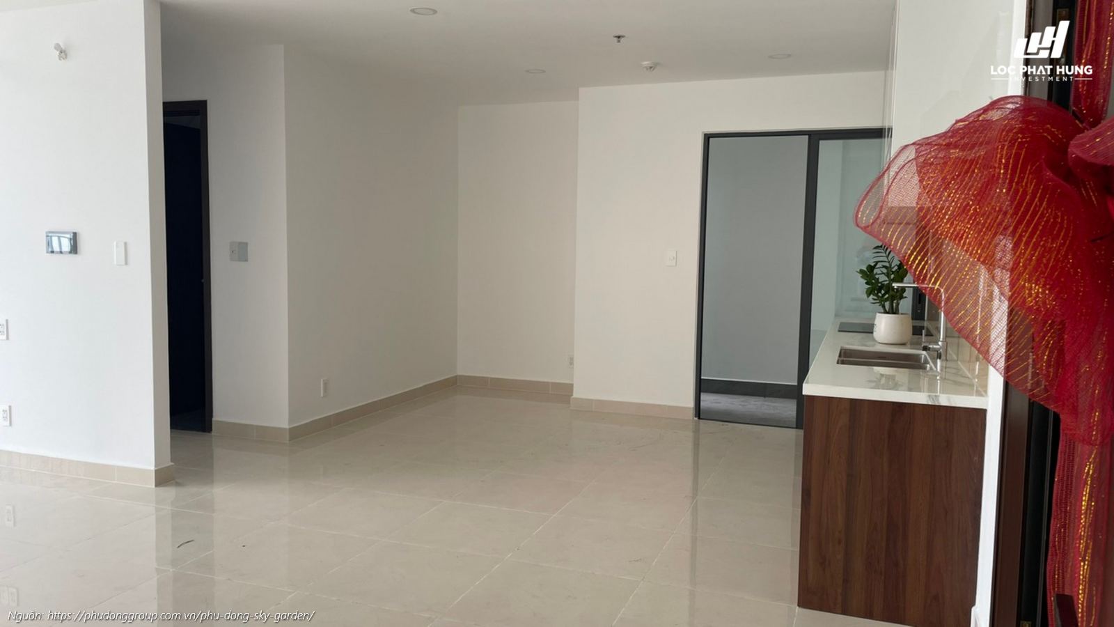 Ảnh thực tế tầng 1 căn hộ Duplex (Sky Pentstudio) dự án Phú Đông Sky Garden