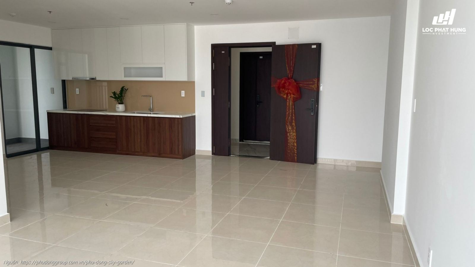 Ảnh thực tế tầng 1 căn hộ Duplex (Sky Pentstudio) dự án Phú Đông Sky Garden