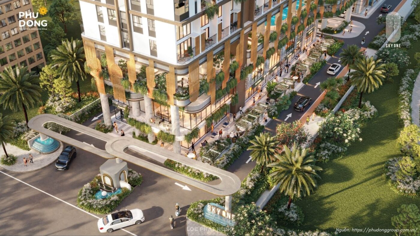 Căn Hộ Chung Cư Phú Đông Sky One Dĩ An - Shohouse khối đế