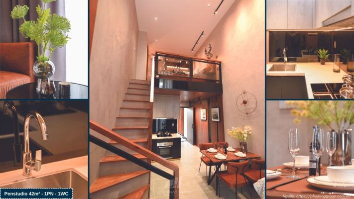 Nhà Mẫu Căn Hộ Chung Cư Phú Đông Sky One Dĩ An - Loại Duplex 29m2