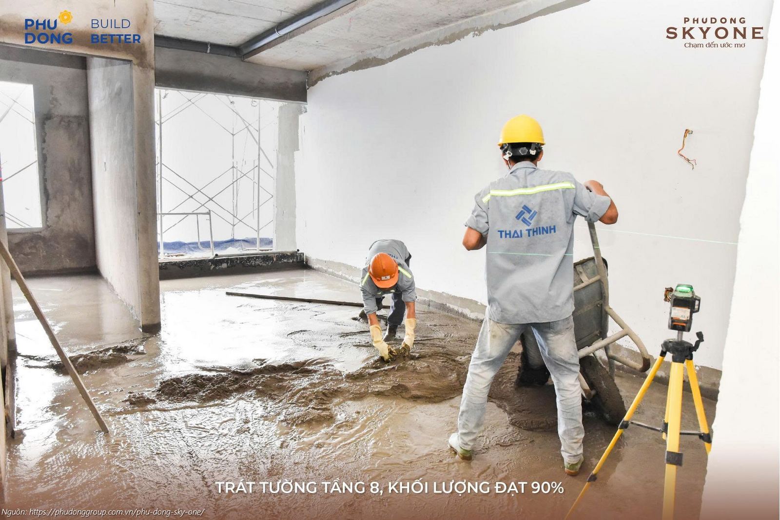 Tiến độ xây dựng dự án căn hộ chung cư Phú Đông SkyOne cập nhật mới nhất tháng 12/2025