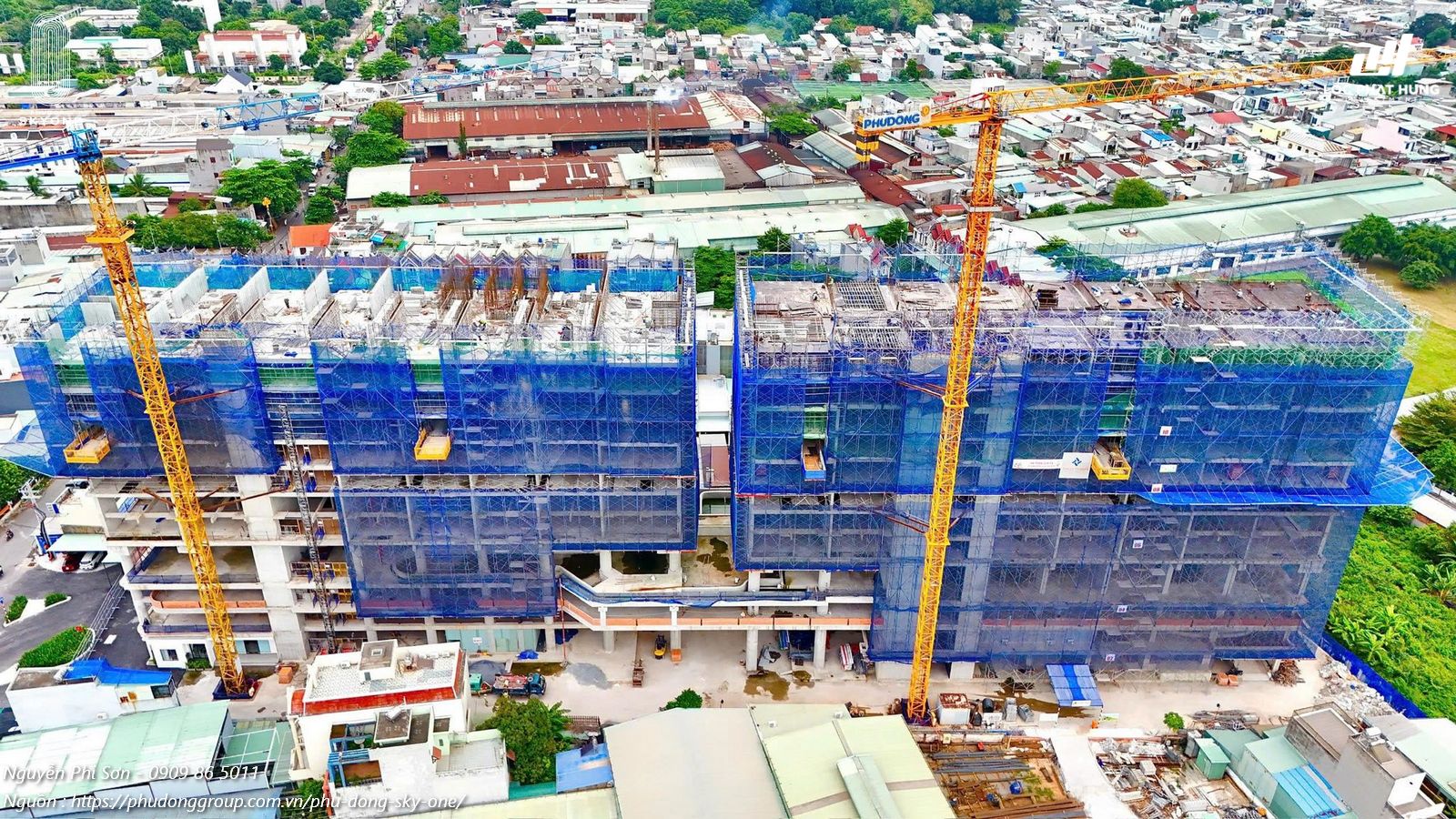 Tiến độ dự án căn hộ chung cư Phú Đông Sky One 10/09/2025