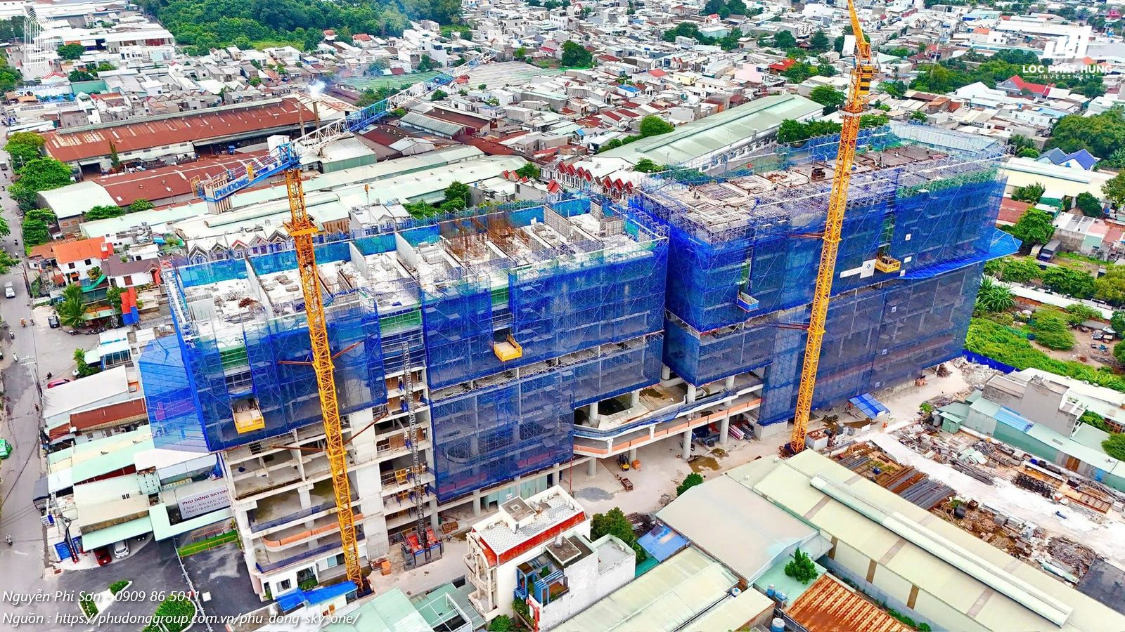 Tiến độ dự án căn hộ chung cư Phú Đông Sky One 10/09/2025