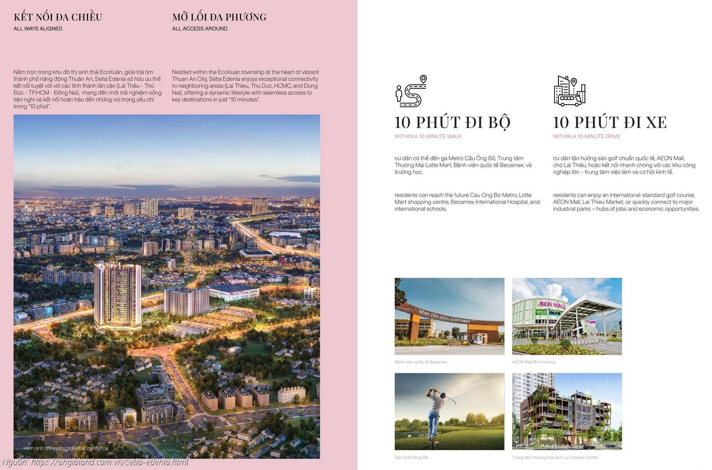 Bản đồ vị trí dự án căn hộ chung cư Setia Edenia Lái Thiêu (Setia Gardens Residences)