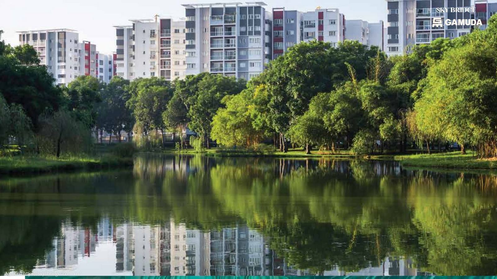 Phối cảnh tổng thể ban ngày dự án Sky Bridge Gamuda Land Thuận An TP HCM