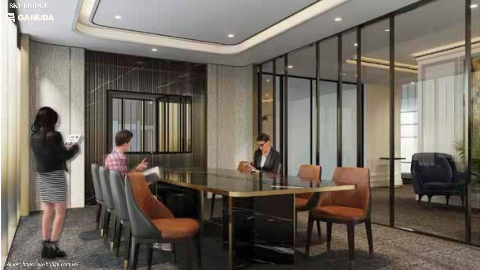 Phòng đọc sách và không gian làm việc yên tĩnh cho cư dân Sky Bridge Gamuda Land