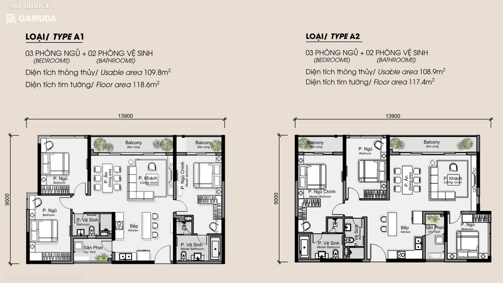 Thiết kế căn hộ phong cách hiện đại tối ưu công năng tại Sky Bridge Gamuda Land
