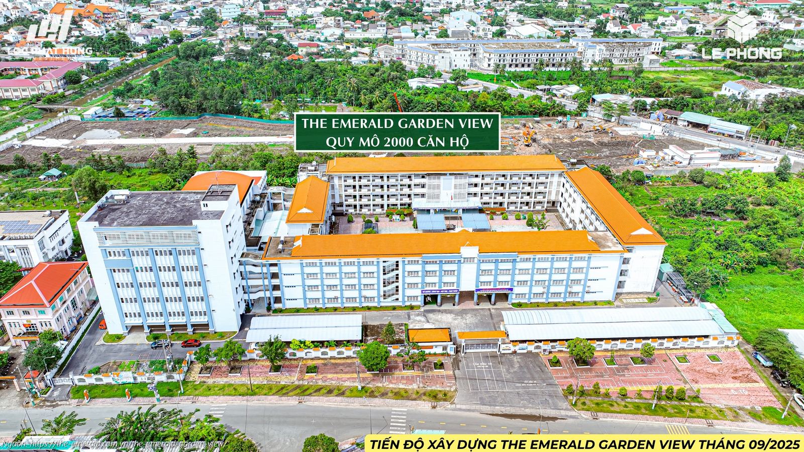 Tiến độ xây dựng dự án The Emerald Garden View Tháng 09/2025: Toàn cảnh công tác san lấp và chuẩn bị mặt bằng