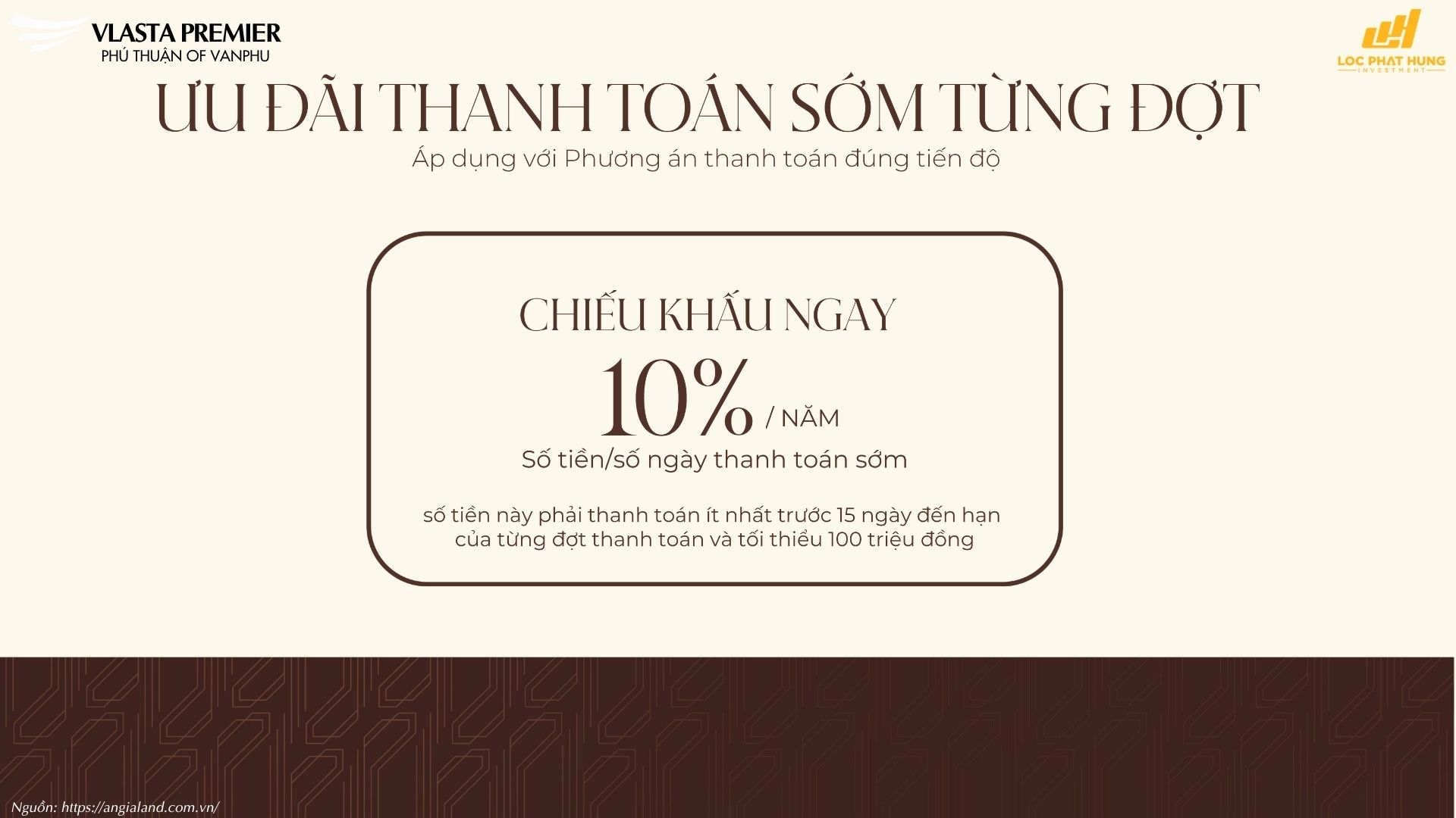 Chi tiết chính sách bán hàng và ưu đãi chiết khấu dự án Vlasta Premier - Mr. Nghĩa hỗ trợ tư vấn dòng tiền.