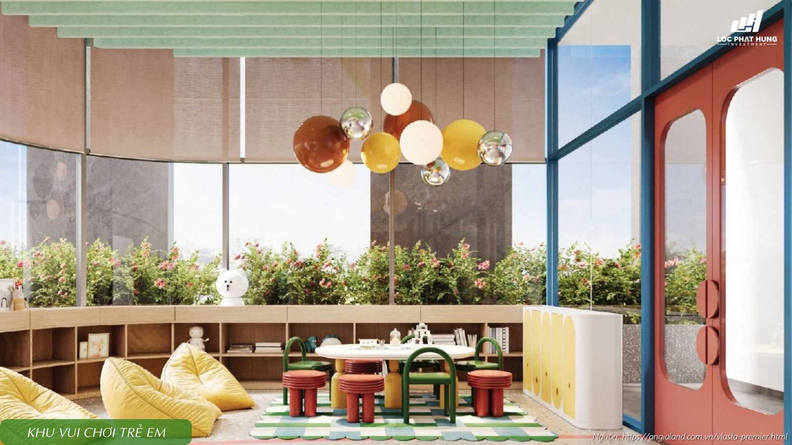 Khu vui chơi trẻ em ngoài trời dự án căn hộ chung cư Vlasta Premier Quận 7