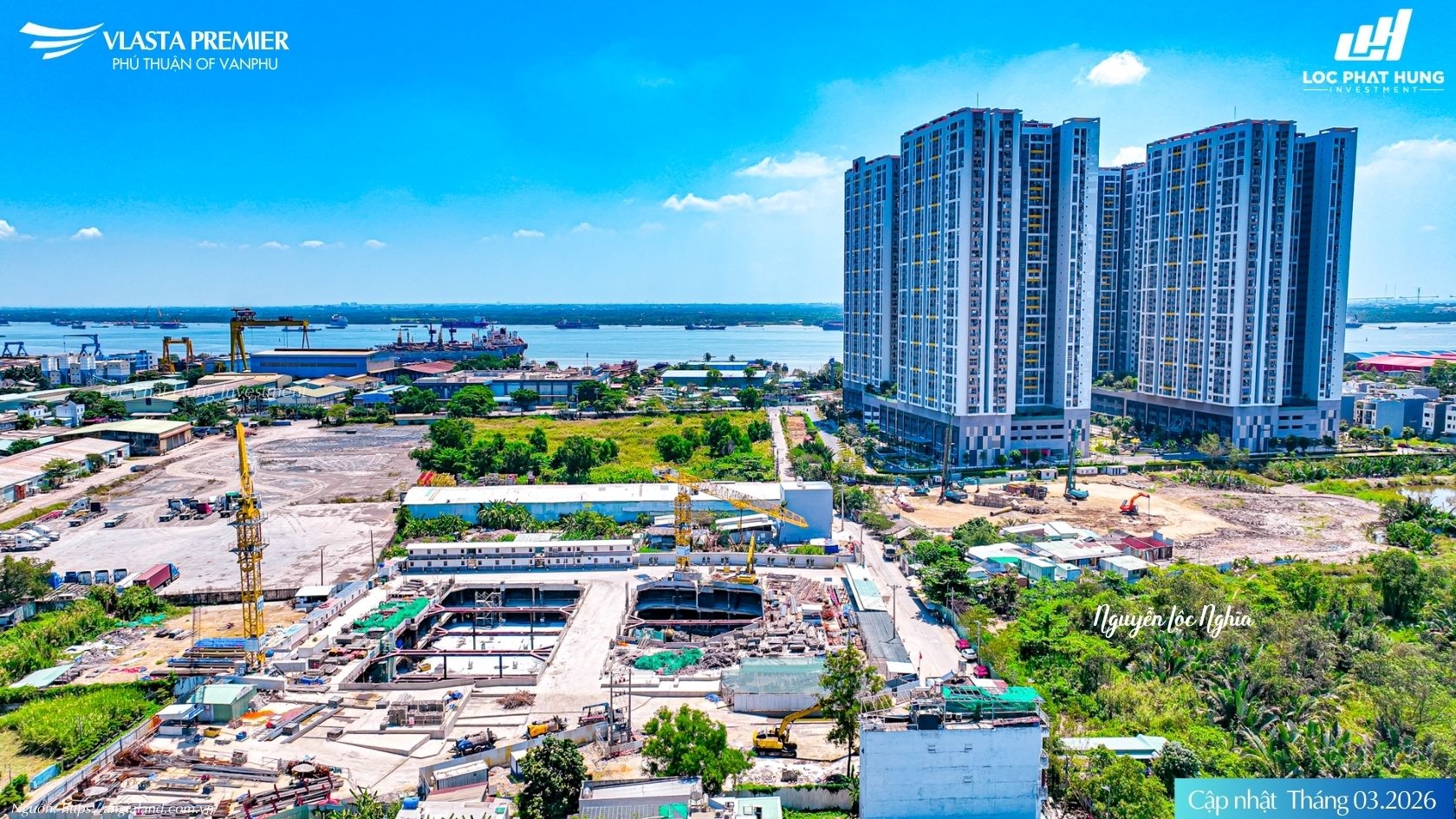 Tiến độ Vlasta Premier Tháng 03/2026 Đang Thi Công Hầm 2