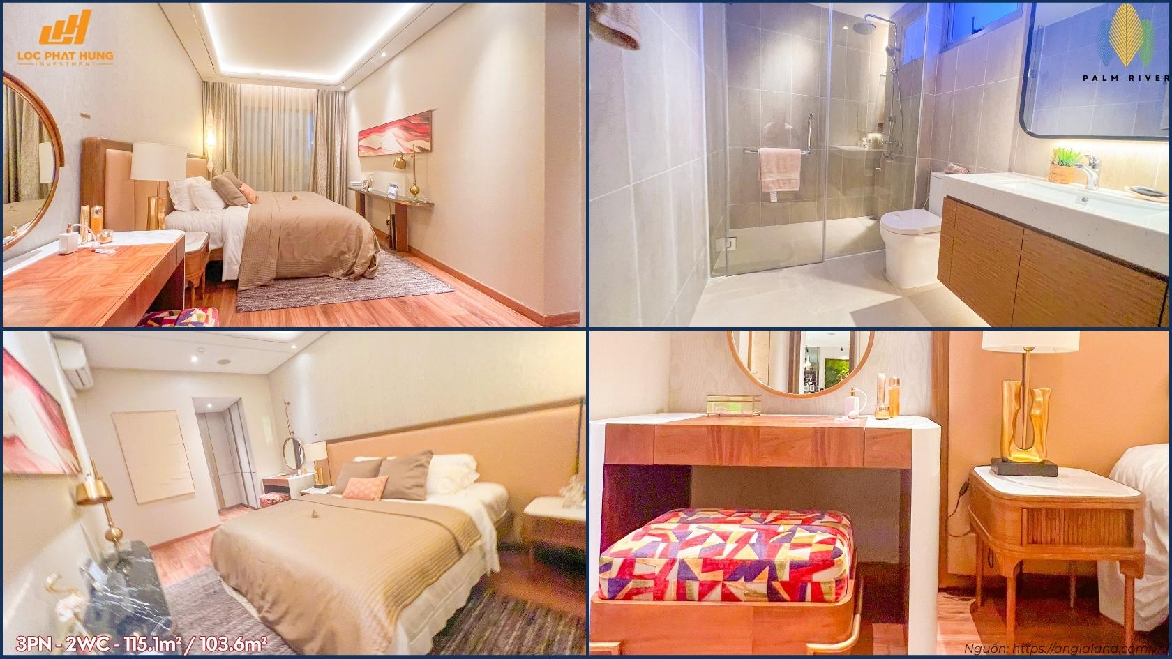 Hình ảnh thực tế căn hộ mẫu 3 phòng ngủ dự án Palm River Quận 2 - Nội thất sang trọng.Hình ảnh thực tế căn hộ mẫu 3 phòng ngủ dự án Palm River Quận 2 - Nội thất sang trọng.