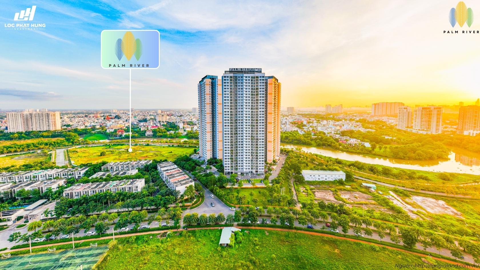 tổng thể dự án căn hộ Palm River Quận 2, Phường An Phú