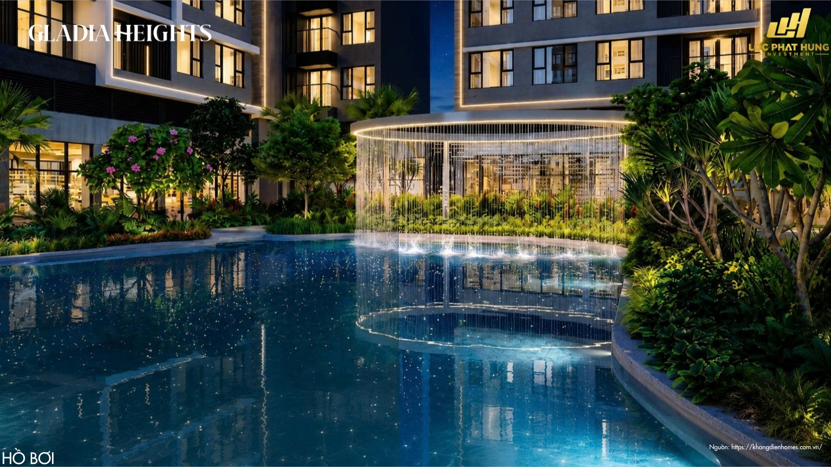 Các Tiện ích Nội Khu Dự án Căn Hộ Chung Cư Gladia Heights Phường Bình Trưng