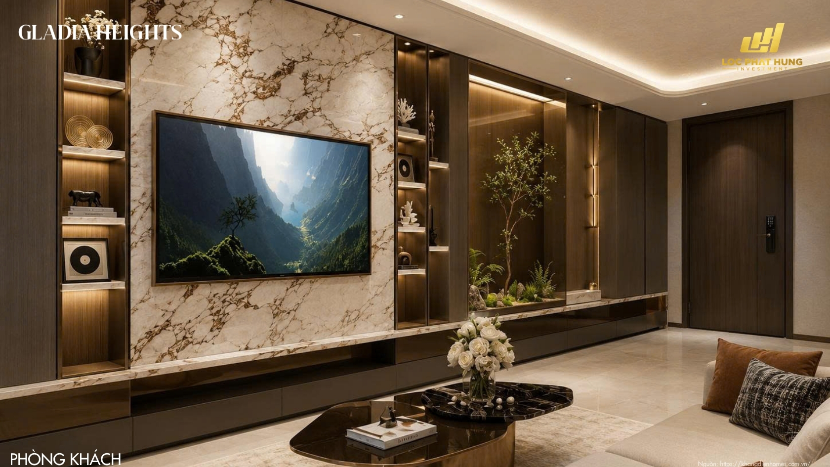 Hình ảnh Nhà Mẫu Căn Hộ Chung Cư Gladia Heights Phường Bình Trưng 