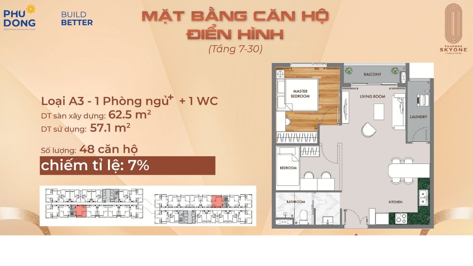 Thiết Kế Chi Tiết Căn Hộ 1pn Tại Phú Đông Skylake