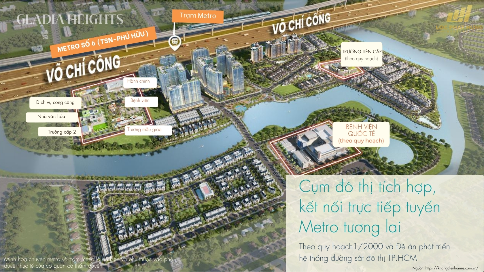 Vị Trí Hạ Tầng Dự án Căn Hộ Chung Cư Gladia Heights Phường Bình Trưng 