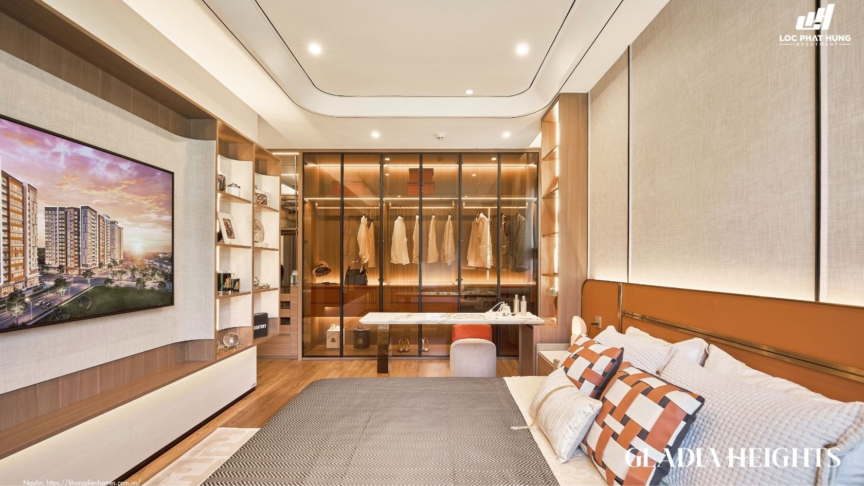 Nhà Mẫu 3 Phòng Ngủ Căn Hộ Gladia Heights 