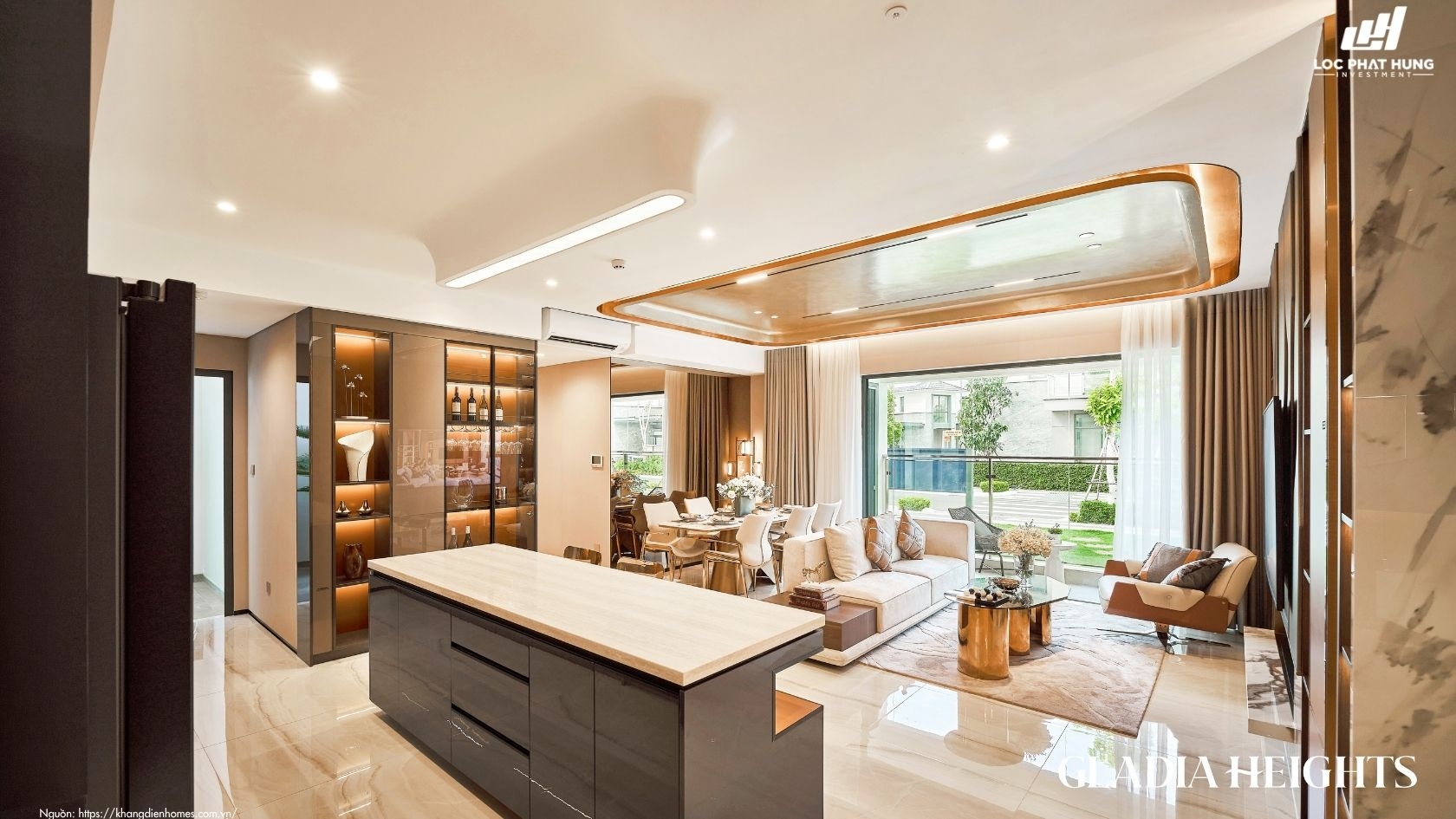 Nhà Mẫu 3 Phòng Ngủ Căn Hộ Gladia Heights 